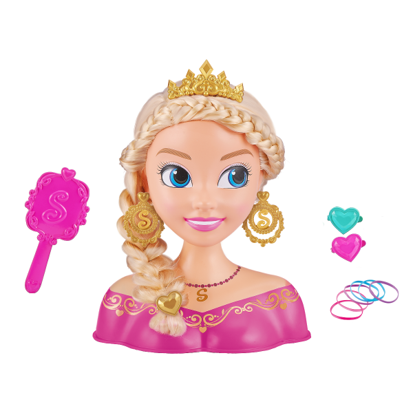 Sparkle Girlz Styling Heads W/o Nail
