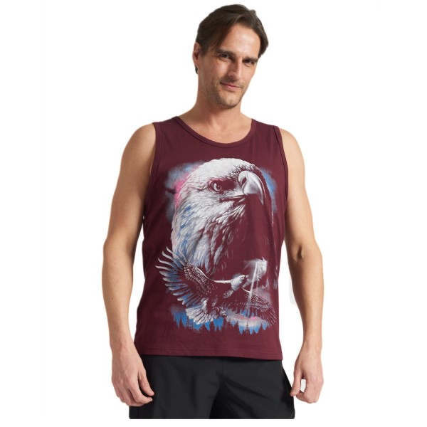 Polargear - Burgundy Graphic Tank Top - Eagle - Magasins Hart | Hart Stores