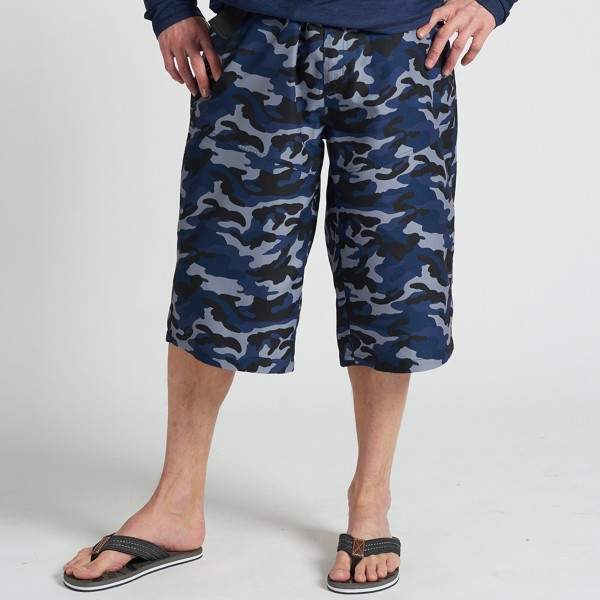 Polargear - Bermuda camo bleu marine