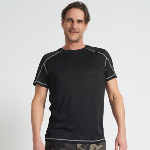 Polargear - T-shirt de sport noir