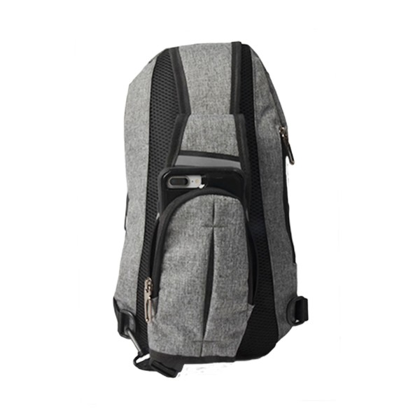 Small Backpack - Grey & Black