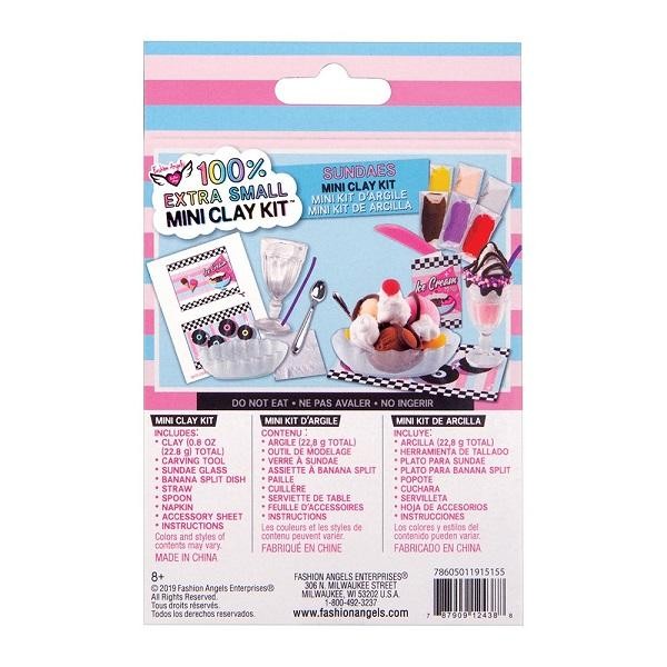 Fashion Angels - Mini Clay Kit - 100% Small Sundaes