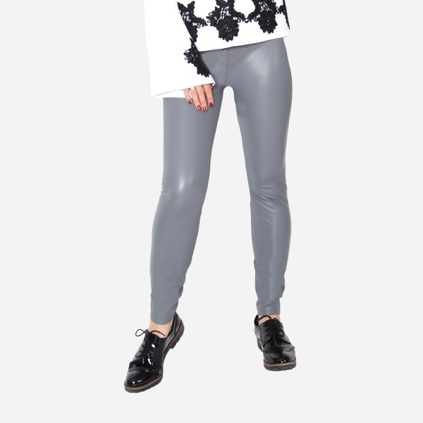Pantalon Slim En Similicuir