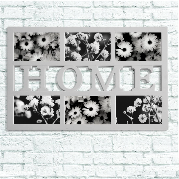 6-Opening Collage Frame
HOME Photo frames
White