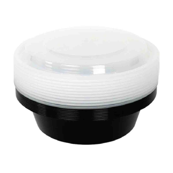 10PK ROUND 24OZ(700ML)MICROWAVEABLE FOOD CONTAINERS