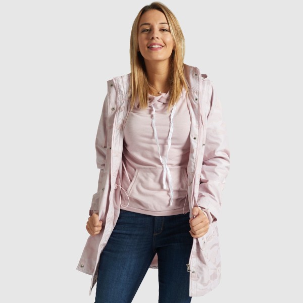 Pink Camo Hooded Jacket