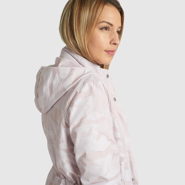 Pink Camo Hooded Jacket