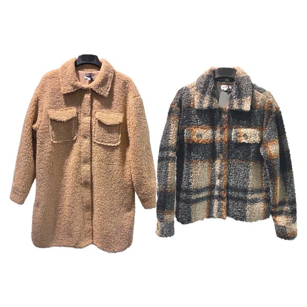 Brushed Plaid Wool jacket