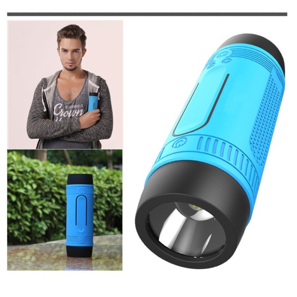 Silicon Bluetooth Speaker With Light For Bike