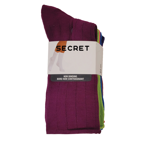 SECRET - LADIE'S 6 PACK SOCKS
