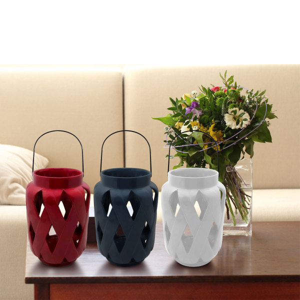 Ceramic Diamond Lantern