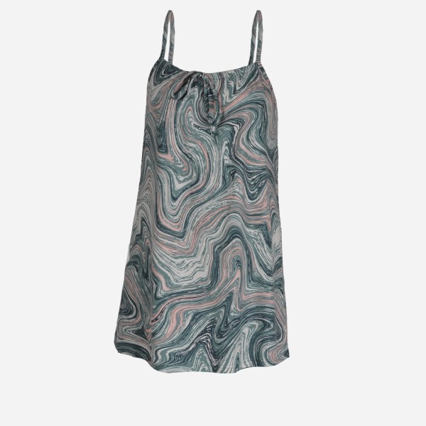 Kayla Yummy Sleepwear - Camisole à imprimé marbré