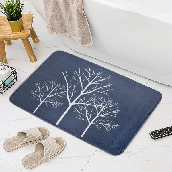 Tapis de bain en mousse à mémoire de forme Trees