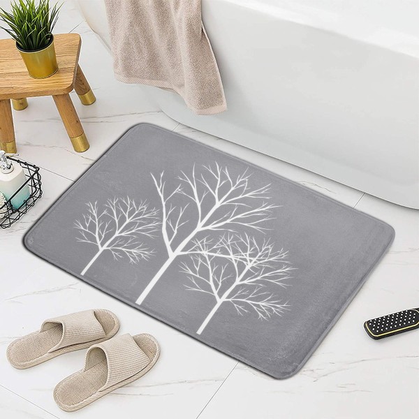 Tapis de bain en mousse à mémoire de forme Trees