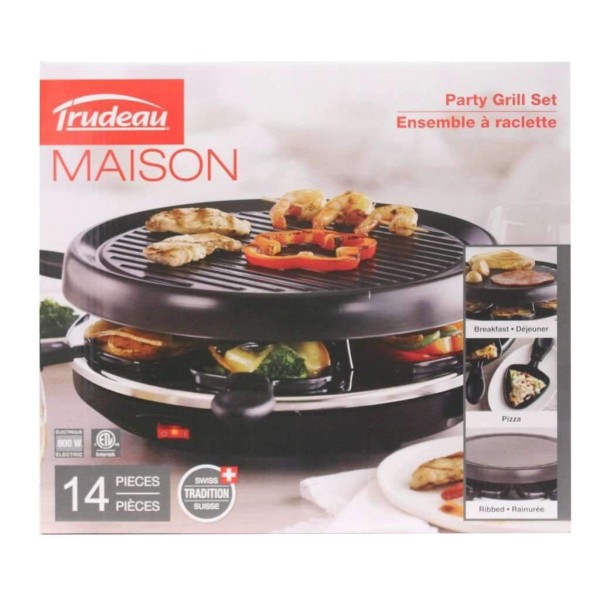 Trudeau Maison - 6 Person Raclette/Party Grill Set - Magasins Hart | Hart Stores