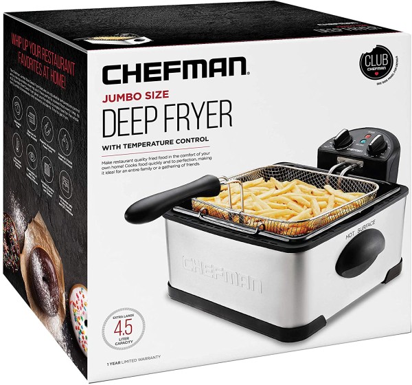 Chefman - Friteuse électrique 4.5 L