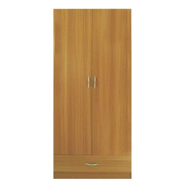 2 Doors Closet w/ 1 Drawer - Oak - Magasins Hart | Hart Stores