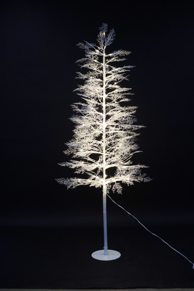 Sapin de Noël blanc 120L blanc chaud