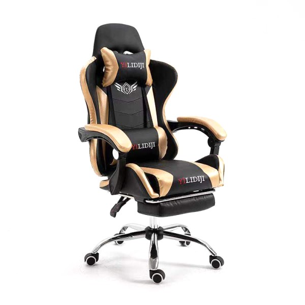 Fauteuil de bureau Gaming Massage Pu Avec Connecteur Usb