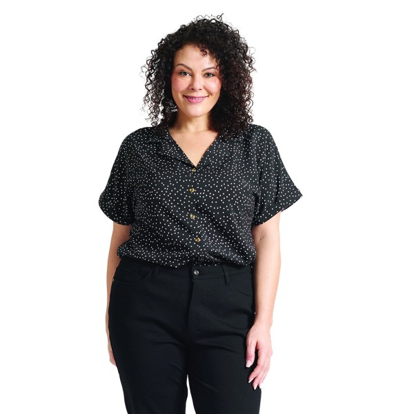 Black & White Polka Dot Blouse - Magasins Hart | Hart Stores