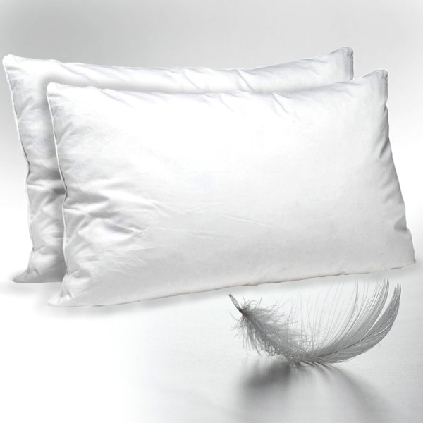 Sandra Venditti - White Duck Feather Pillows - Magasins Hart | Hart Stores