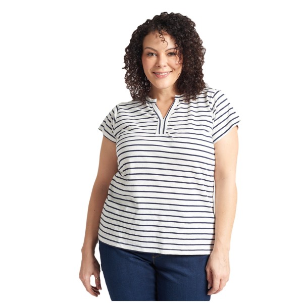 White & Black Striped T-Shirt - Magasins Hart | Hart Stores