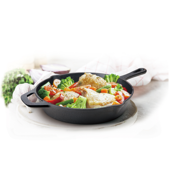 12-Inch Cast-Iron Skillet Dia 26*5Cm