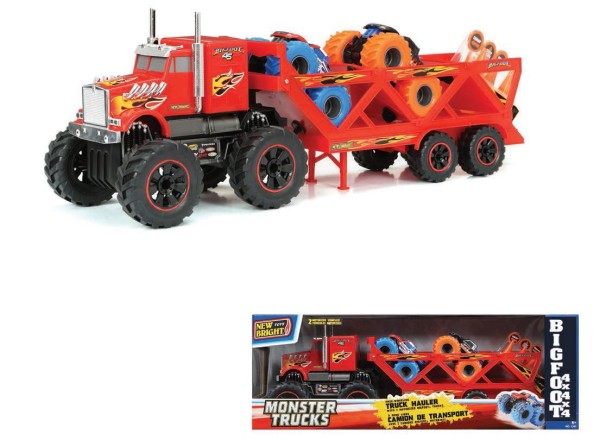 Nouveau transporteur de camion monstre téléguidé 24 pouces lumineux