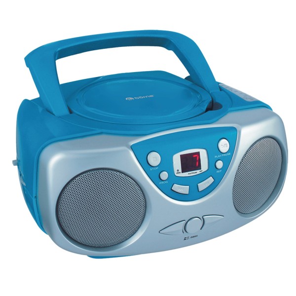 bōrne - Portable CD BoomBox AM/FM with AUX