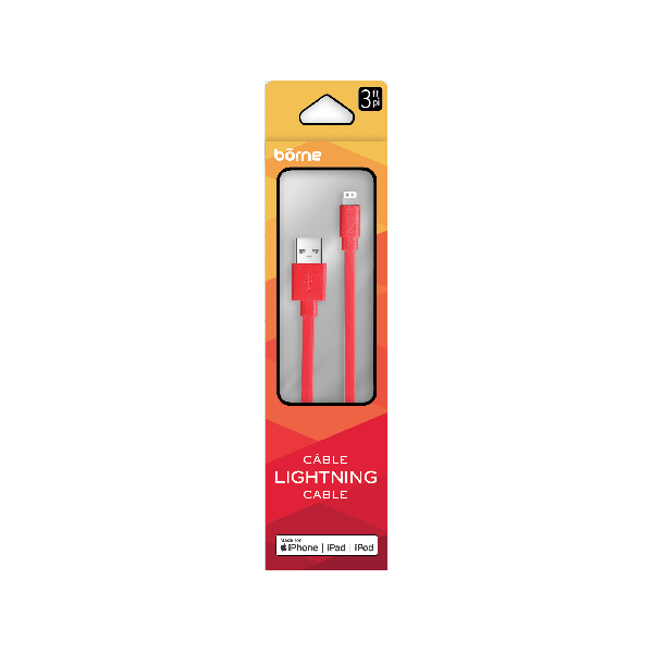 APPLE APPROVED MFI LIGHTNING FLAT CABLE 3FT