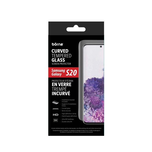 GALAXY S20 CURVED TEMPERED GLASS SCREEN - Magasins Hart | Hart Stores