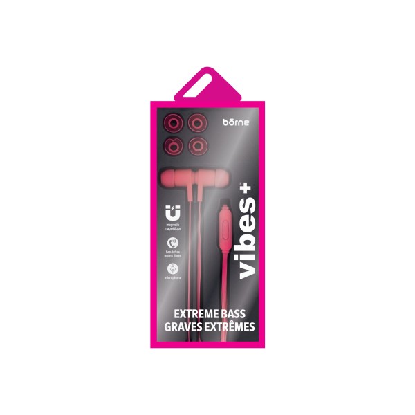 MAGNETIC WIRED NOISE ISOLATING EARBUDS WITH MIC AND EXTRA