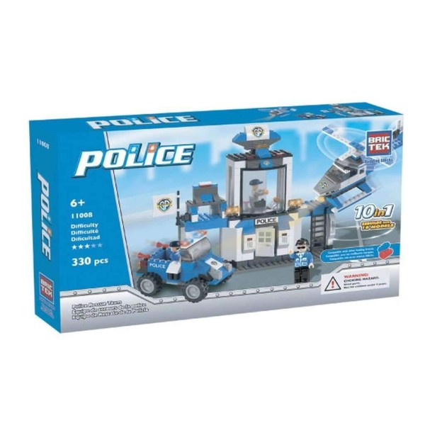 BricTek - 10 in 1 Police Rescue Team - Magasins Hart | Hart Stores