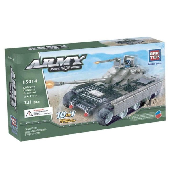 BricTek - 10 in 1 Army Mega Tank - Magasins Hart | Hart Stores