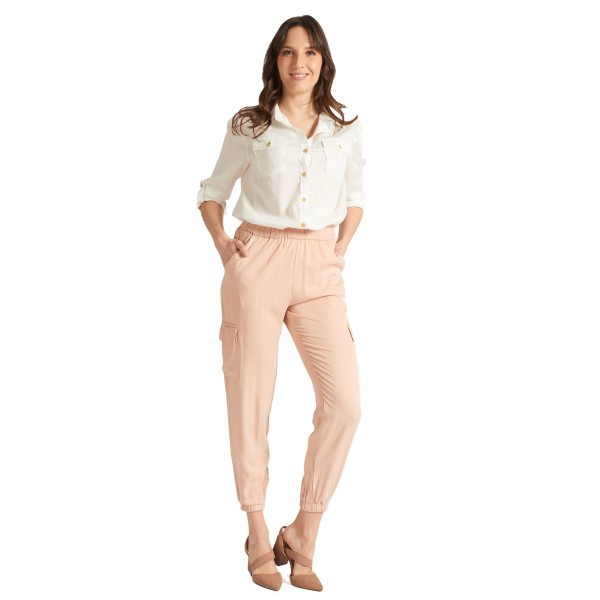 Pink Cargo Pants