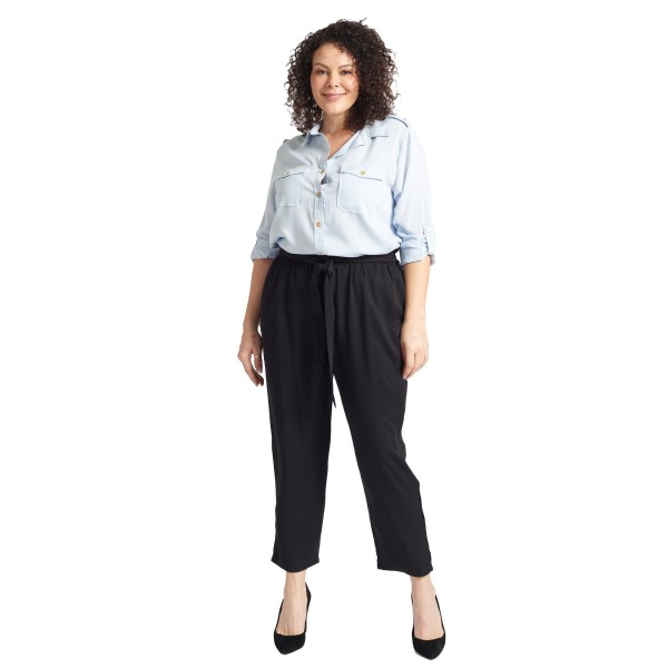 Light Blue Utility Blouse