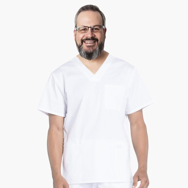 White Scrub Top - Magasins Hart | Hart Stores