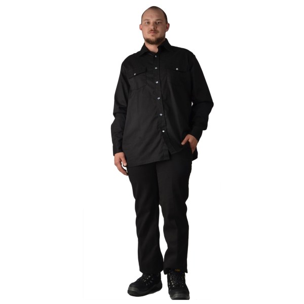 Tuff & Durable® - Working Long Sleeve Shirt - Black