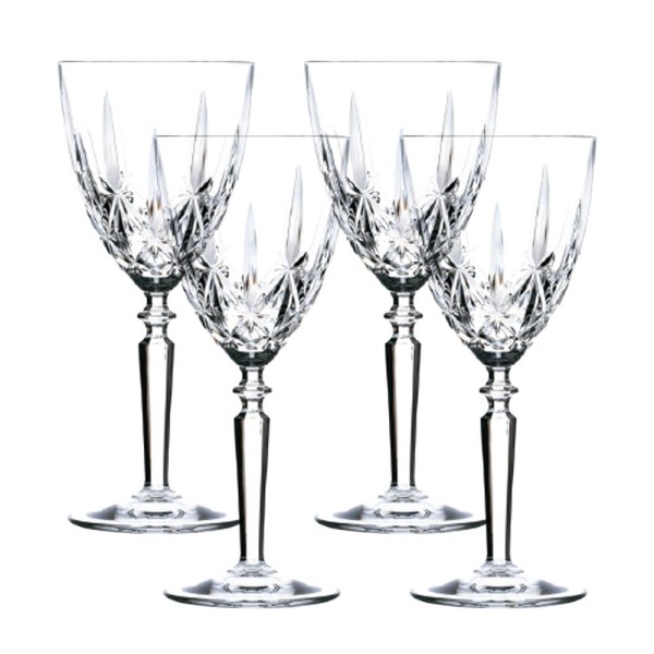 Orchestra - Bohemian Crystal Wine Glasses, Set of 4 - Magasins Hart | Hart Stores