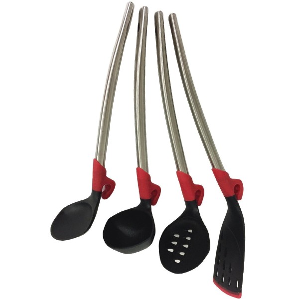 4 Piece Stainless Steel Kitchen Utensil Set - Magasins Hart | Hart Stores