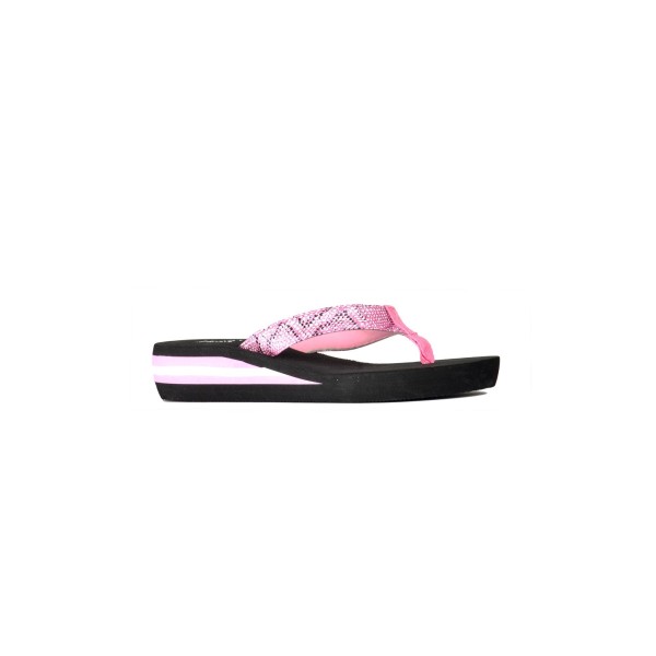 Animal Print Flip Flops - Pink Snake - Magasins Hart | Hart Stores