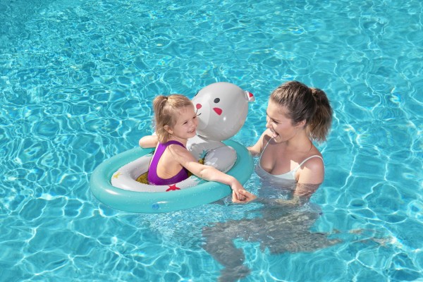 Bestway Lil' | Flotteur de piscine gonflable animaux | modèle assorti