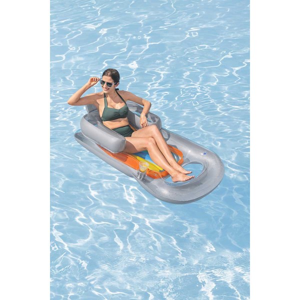 Bestway® Matelas gonflable de piscine Bestway® '' Summer Colors™'' 1,61 m x 84 cm