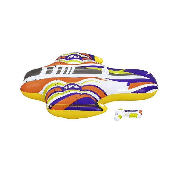 Bestway® Bouée à chevaucher ''Splash Shuttle™'' pour enfants 1,17 x 1,07 m