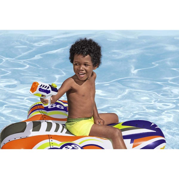 Bestway® Bouée à chevaucher ''Splash Shuttle™'' pour enfants 1,17 x 1,07 m
