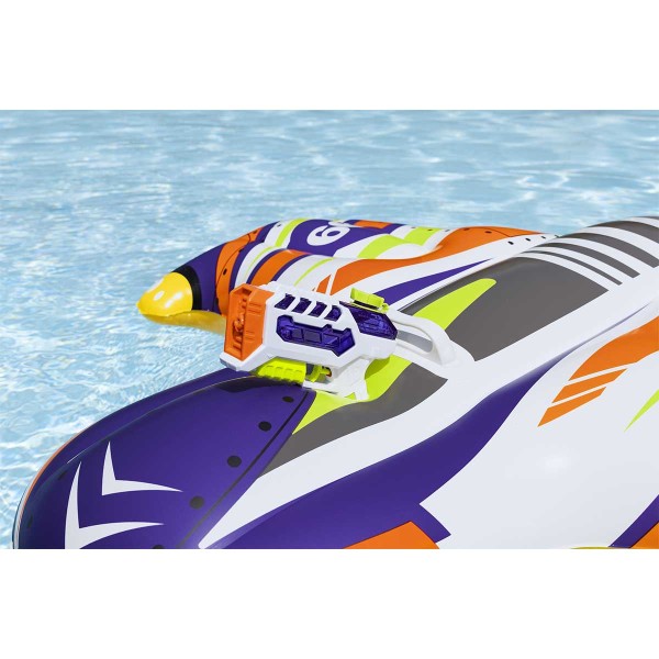 Bestway® Bouée à chevaucher ''Splash Shuttle™'' pour enfants 1,17 x 1,07 m