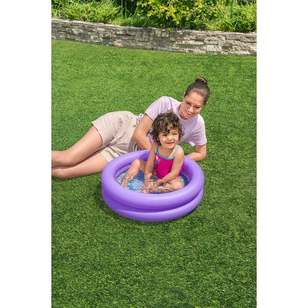 Bestway® Piscine gonflable ronde à double anneau 61 cm x 15 cm