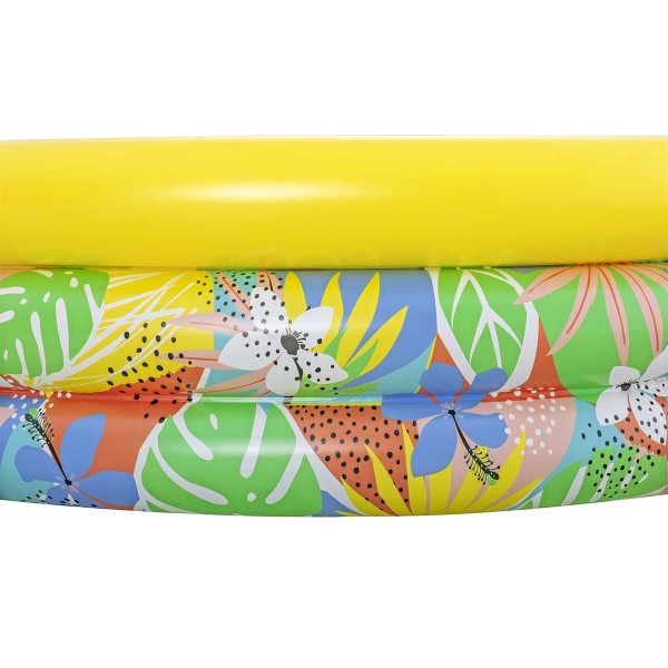 Bestway® Pataugeoire gonflable ''Floral Paradise™'' 1,68 m x 38 cm