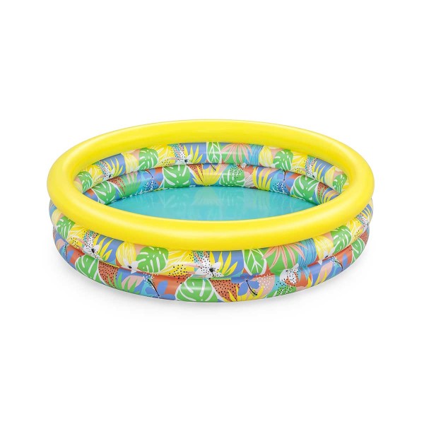 Bestway® Pataugeoire gonflable ''Floral Paradise™'' 1,68 m x 38 cm