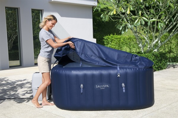 SaluSpa® ''Hawaii Smart AirJet™'' Spa gonflable avec contrôle via l'application, 4 à 6 personnes